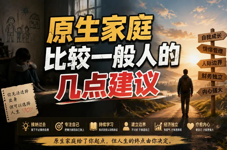 《原生家庭条件一般？这几点建议助你提升生活质量》 - 趣客盟