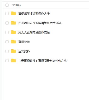 左小姐-直播带货俱乐部十三行、无人直播，全套教程附：工具、文档、话术资料 - 趣酷猫