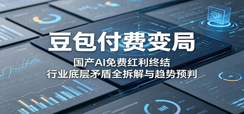 豆包付费变局：国产AI免费红利终结，行业底层矛盾全拆解与趋势预判_趣客盟