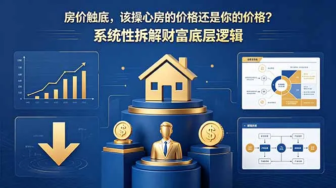 付费文章:房价触底,该操心房的价格还是你的价格?系统性拆解财富底层逻辑_趣客盟
