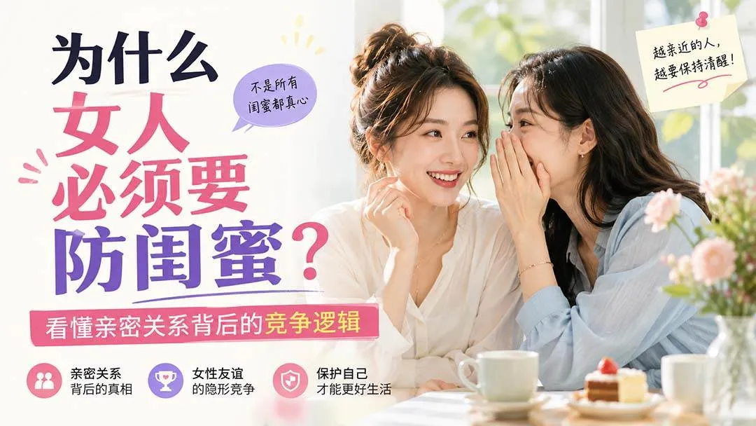 《揭秘亲密关系：女性为何需防范闺蜜？深度解析闺蜜间竞争背后的心理逻辑》 - 趣客盟
