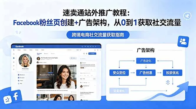 速卖通站外推广教程:Facebook粉丝页创建+广告架构,从0到1获取社交流量_趣客盟