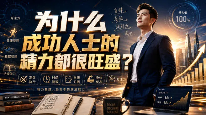 成功人士精力旺盛揭秘:深度解析成功背后的能量源泉 - 趣客盟