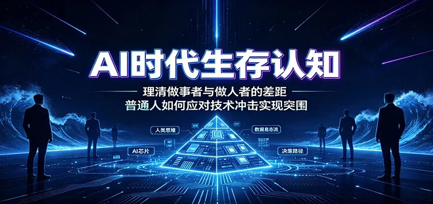 AI时代生存认知：揭秘做事者与做人者差异，普通人应对技术冲击攻略与突围之道_趣客盟