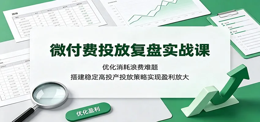 微付费广告投放复盘攻略：高效优化成本，构建稳定高回报投放策略，盈利倍增秘籍_趣客盟