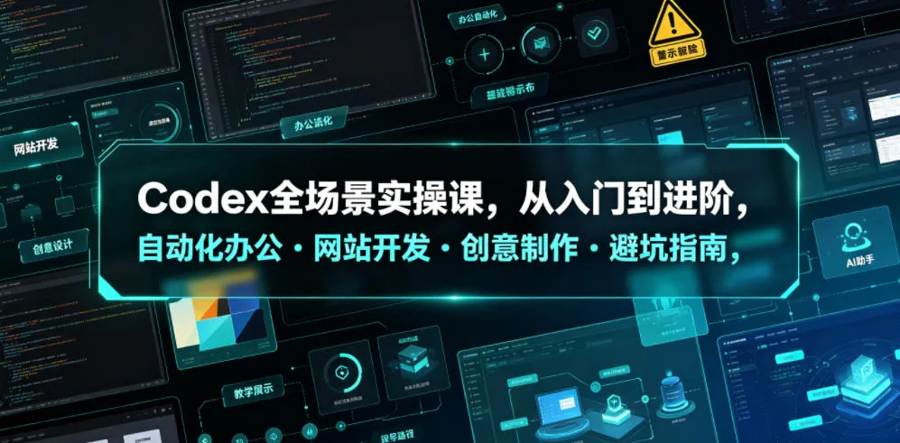 Codex SEO实战攻略:网站开发、自动化办公与创意制作全流程技巧解析_趣客盟