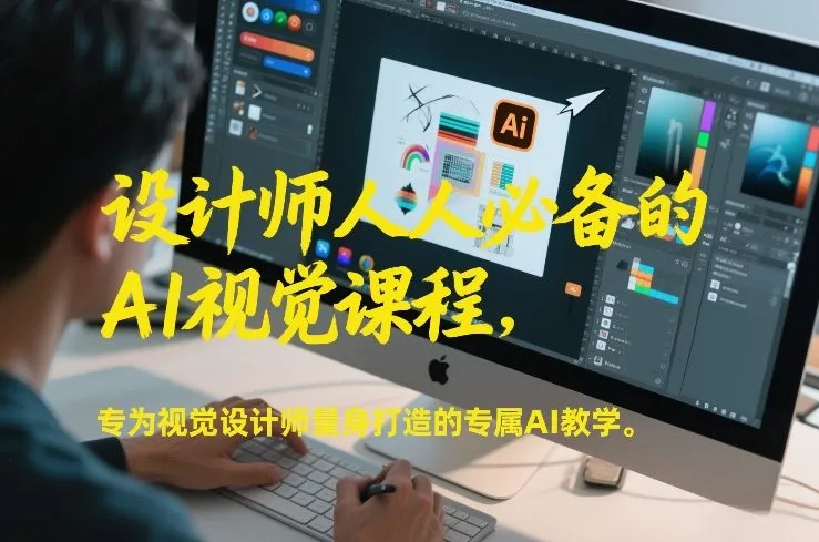 设计师人人必备的AI视觉课程，专为视觉设计师量身打造的专属AI教学-趣酷猫资源网