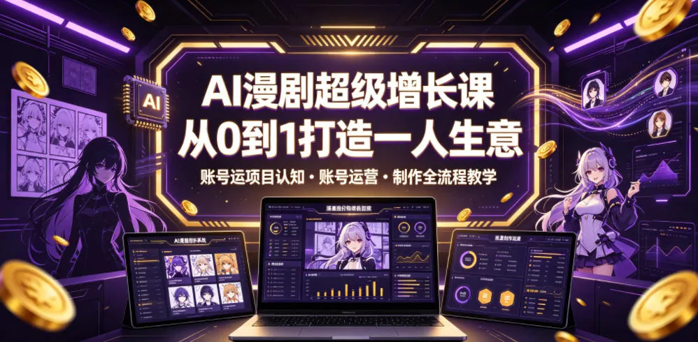 AI漫剧创业全攻略：运营秘籍+内容制作，揭秘盈利模式与落地步骤_趣客盟