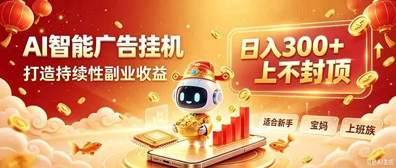 AI赋能，告别手动劳作！自动化升级，解锁线上被动收益新篇章 - 趣客盟