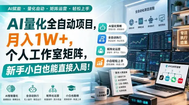 【20270期】AI黄金量化策略，新手入门低成本投资首选，月均收益突破万元！ - 趣客盟